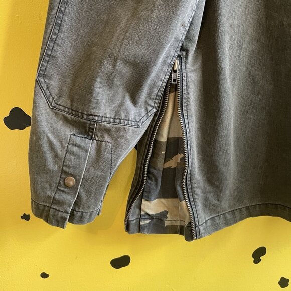 Express Military Utility Jacket XL – Camo Green Gorpcore - Picture 12 of 12